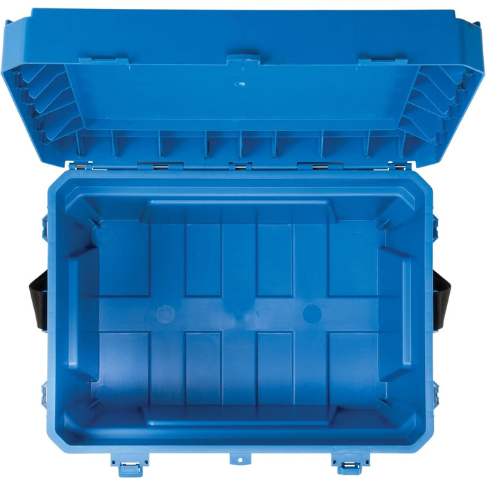 Коробка для сидіння Shakespeare дуже водостійка, велика місткість для зберігання снастей подвійний механізм блокування, надзвичайно глибока кришка для солоної та прісної води, синій колір