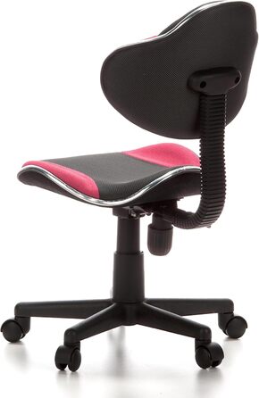 Дитячий обертовий стілець KIDDY GTI-2 сірий/рожевий, ергономічний дитячий офісний стілець, регульований по висоті дитячий офісний стілець, дитячий стілець, 670900