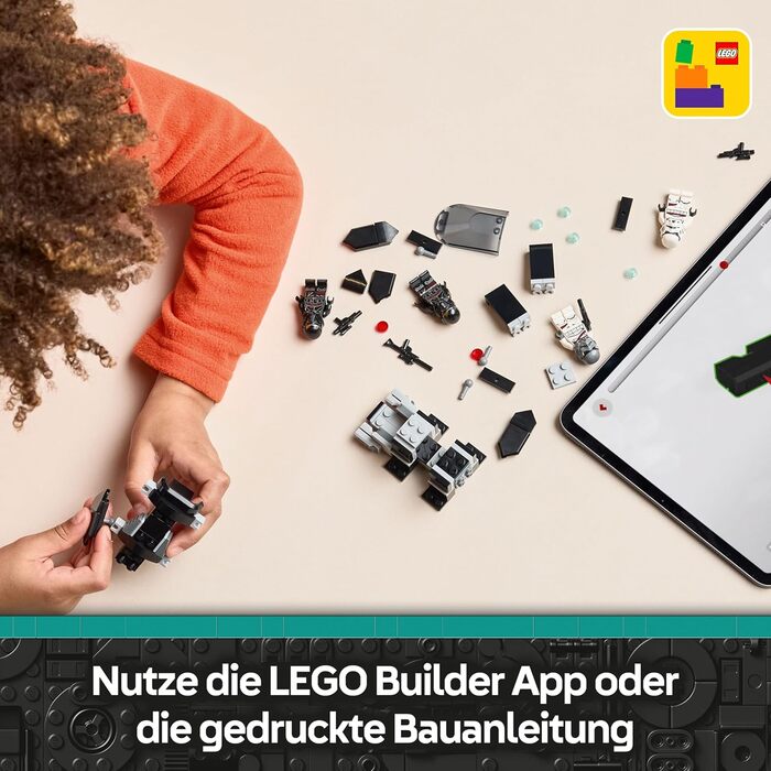 Бойовий набір Смертельний штурмовик та нічний штурмовик LEGO Star Wars 75412 конструктор із десантним кораблем та 4 мініфігурками з бластерами подарунок колекціонера для хлопчиків віком від 6 років та шанувальників Асоки.