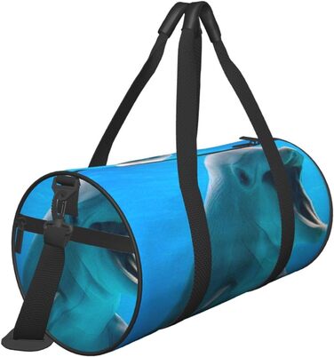 Дорожня сумка Щасливий Дельфін великої місткості, легка та міцна, ідеальний подарунок для подорожей, відпустки, ділових поїздок та іншого, Щасливий Дельфін, універсальний розмір