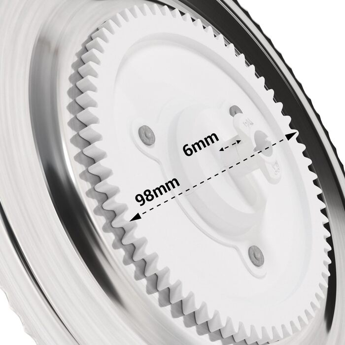 Ніж VIOKS Спеціальна заміна ножа для круглого ріжучого диска Siemens 12012147 & 12012078 Круглий диск із зубчастим краєм Запасна частина Аксесуари для нарізки їжі Хліборізка