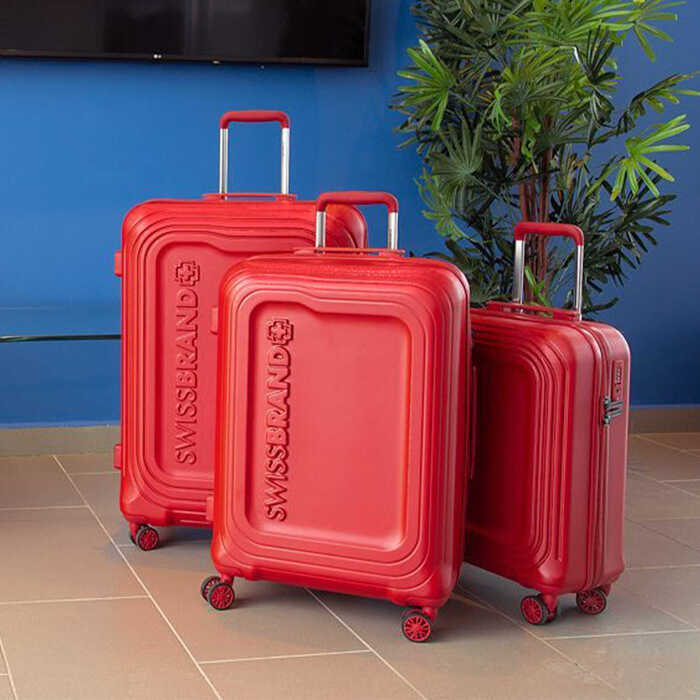Валіза Swissbrand London (M) Red (SWB_LHLON201M)