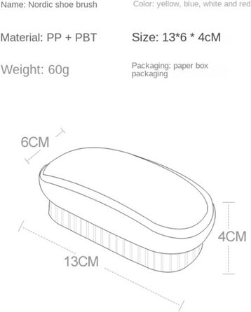 Щітка для прання TRASKA Schuhbrste Побутова проста пластикова щітка для чищення одягу та взуття Багатофункціональна м'яка щітка для взуття
