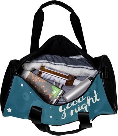 Спортивна сумка, маленька дорожня сумка, сумка для шопінгу та йоги Доброї ночі, котику-пончику, сумка для фітнесу на відкритому повітрі, ручна поклажа