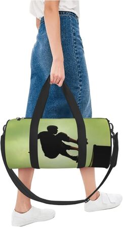 Блискучий, гарний візерунок, кругла форма, велика місткість, дорожня сумка, легка та міцна, подарунок для піших прогулянок, відпустки, ділових поїздок та іншого, для скейтборду, універсальний розмір