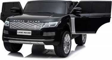 Дитячий електромобіль Range Rover Vogue чотириколісний шкіряне сидіння дитячий автомобіль 4X4, MP4 2-місний чорний