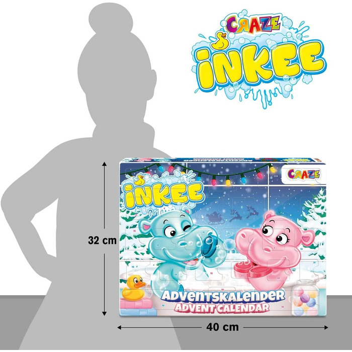 Адвент-календар INKEE Bathing Fun, набір для купання
