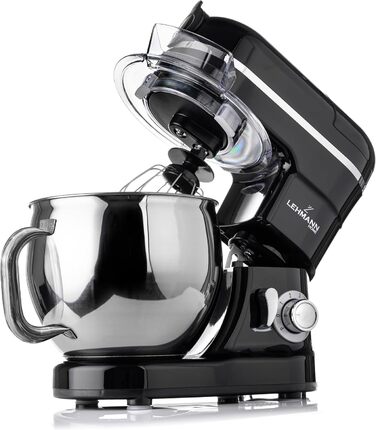 Універсальний кухонний комбайн Lehmann 3 в 1 комплект Планетарна мішалка Багатофункціональний кухонний комбайн з м'ясорубкою включаючи соковижималку 1,5 л і чашу з нержавіючої сталі 5 л
