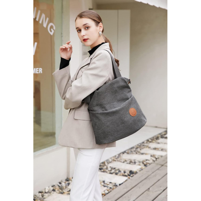 Сумочка жіноча полотняна сумка через плече, сумки жіноча пляжна сумка через плече сумка кросовер для дівчат жінок чорний