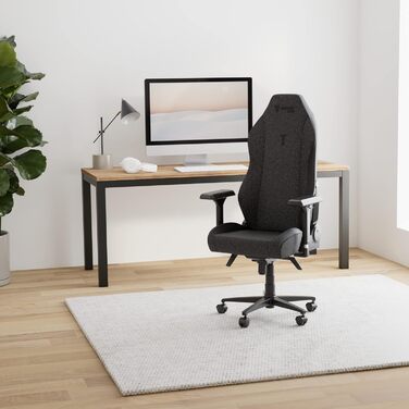 Ігрове крісло Secretlab Titan Evo Black3 - Регульоване, ергономічне та зручне комп&39ютерне крісло з 4D-підлокітниками, магнітним підголівником та 4-позиційною поперековою опорою - Чорний - Тканина Regular Black3