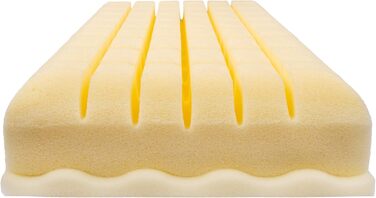 Підтримуюча подушка для шиї Traumschloss Comfort - регульована по висоті, подушка для зняття тиску з в&39язкопружним пінопластовим ядром (RG50) та дихаючим, стійким подвійним в&39язаним чохлом - 30x60 см, 10 см