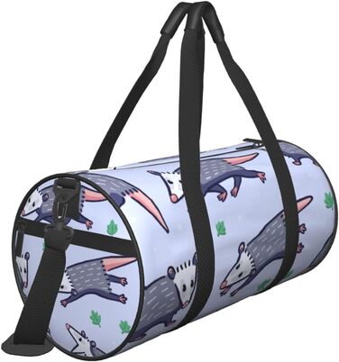 Спортивна сумка, дорожня сумка, сумка для подорожей, з принтом Опосум, сумка на нічліг, чорна, універсальний розмір