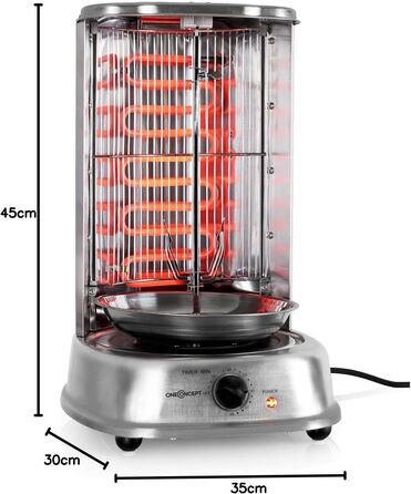 Гриль для шашлику, гриль для курки, гірогриль, вертикальний гриль, обертовий гриль з обертовим вертелом, електричний / настільний