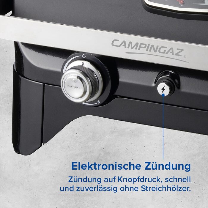 Газовий настільний гриль Campingaz Attitude 2100 LX, чорний