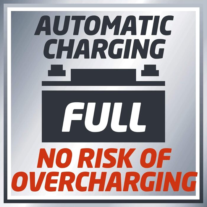 Зарядний пристрій Einhell CC-BC 10 E (12 В, ф. акумулятори від 5-200 Ач, зарядна електроніка, корпус з листової сталі, вкл. зарядн