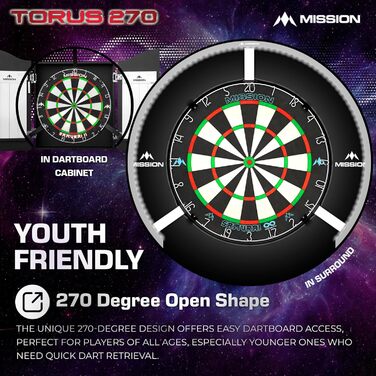 Світлодіодна система освітлення Mission Darts TOR270 Torus 270