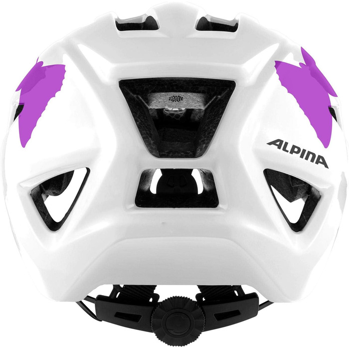 Легкий, оптимально кліматизований та ударостійкий велосипедний шолом з москітною сіткою для дітей перламутрово-білі метелики блиск