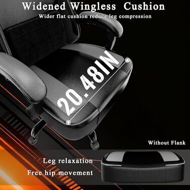 Геймерське крісло вантажопідйомністю 150 кг, офісне крісло з підставкою для ніг, геймерське крісло з регульованою поперековою опорою, геймерське крісло зі штучної шкіри, дитяче геймерське крісло з регульованою висотою, класична сіра модель