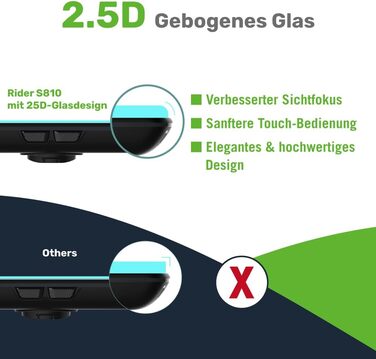 Велокомп&39ютер Bryton Rider S810 з GPS-навігацією та 3,5-дюймовим кольоровим сенсорним екраном, 50-годинним автономним часом, офлайн-картою Європи, покроковою навігацією, водонепроникністю, підключенням ANT/BLE