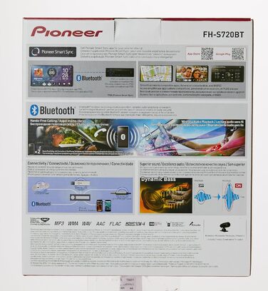 Автомобільна радіостанція Pioneer FH-S720DAB FH-S720BT CD 2DIN CD з Bluetooth гучний зв'язок, передній AUX і USB порт