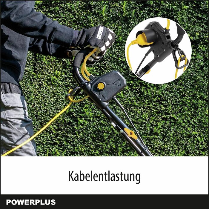 Електричний аератор газону POWXG75160, 1600 Вт, ширина захвату 360 мм 2-в-1 вентилятор та аератор для вашого саду