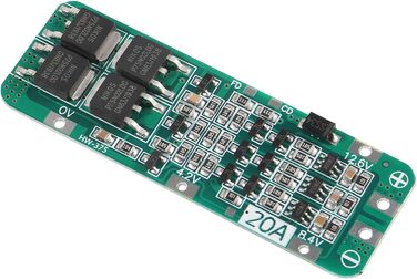 Елементний модуль захисту літієвих акумуляторів, модуль зарядки 20A 18650, 3S 20A 12.6V BMS плата захисту літій-іонних літієвих акумуляторів, плата захисту 18650, захист від перезаряджання/перерозряджання, 12-