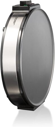 Млинниця Cloer 6630, для солодких або солоних млинців з 30 см Ø, 1200 Вт, антипригарне покриття, в т.ч. дерев'яний розмазувач і токар тіста, чорний Single