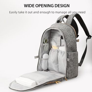 Сумка для мами Sunveno Багатофункціональна розбірна сумка для мами Великий пеленальний рюкзак з багатофункціональними сумками для