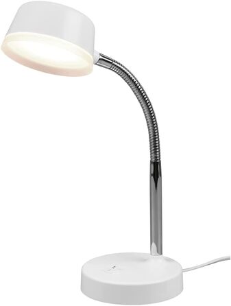 Настільна лампа Reality Lights Kiko R52501101, пластик білий, в т.ч. 4,5 Вт LED