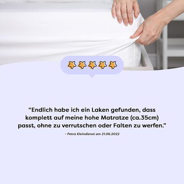 Простирадло Wolkenfeld на резинці 200x220 см 220x240 см Преміум джерсі бавовна з 5 лайкри Простирадло без складок для високих матраців до 40 см Дихаюче та сертифіковане Oeko-TEX Антрацит Антрацит 200x220-220x240