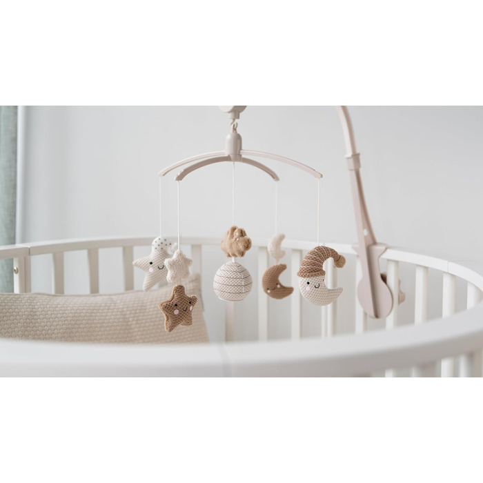 Мобіль Baby's Only Music Mobile Baby Heaven, в'язані хмарки, унісекс