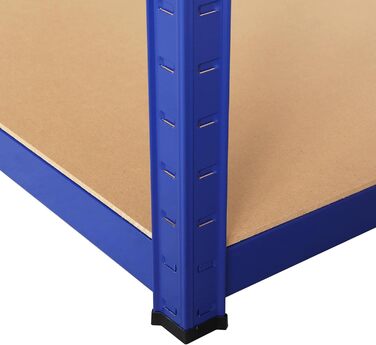 Полиця для зберігання Yaheetech 180 x 120 x 60 см, полиця для підвалу, безболтова полиця, полиця для майстерні, надміцна полиця, металева полиця, гаражна полиця, вантажопідйомність до 875 кг