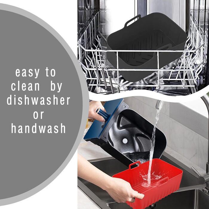 Аксесуари для фритюрниці Ketilrub - Аксесуари для фритюрниці Ninja AF300EU AF400EU 9.5 л, для Ninja Foodi Max Dual Zone, аксесуари для фритюрниці Ninja, Innsky, Princess Air Fryer (12 шт. )