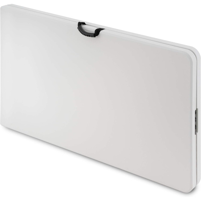 Розкладний стіл Nexos Trading XXL, кемпінговий стіл, 240 x 70 см, для кейтерингу, складаний, білий, стіл для вечірок, ручки для перенесення, обідній стіл, фуршетний стіл, всепогодний, до 150 кг, стійкий, приблизно 15 кг, до 10 осіб