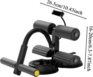 Тренажер для пресу, тренажер для бодібілдингу, тренажер для приміщень з тримачем для телефону, для силових тренувань кора, планки, стегна, підлога, тверда деревина, мармурова плитка, подорожі, офіс