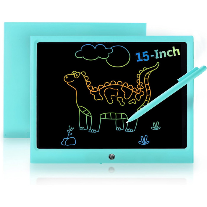 РК-планшет для письма для дітей, планшет для малювання Magic Tablet Дитячі іграшки від 2-12 років Хлопчик-Дівчинка, стирається планшет для малювання для дітей, різдвяні подарунки планшет для малювання електронні подарунки для дітей 15 синій