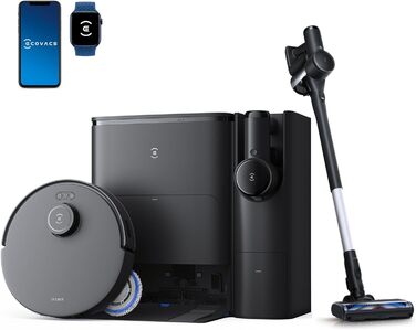 Повний вакуумний робот з функцією миття підлоги, акумуляторний пилосос, універсальна станція для прибирання, 11000 Па, технологія