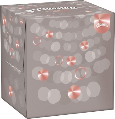 Коробки для серветок для обличчя Kleenex Ultra, для щоденного використання, 3 шари, 12 кубиків x 48 серветок ука (12 упаковок)