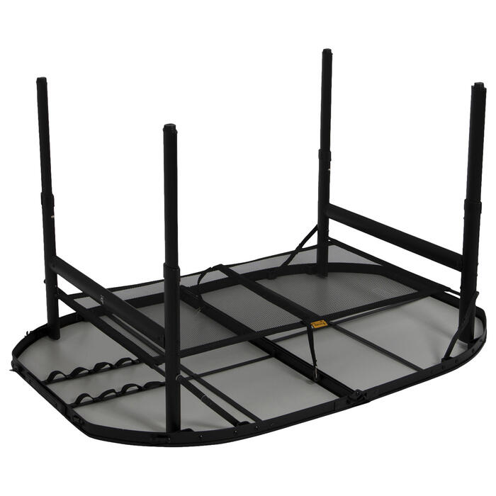 Стіл Bo-Camp Northgate Oval 120x80 cm Black/Grey (1404187)