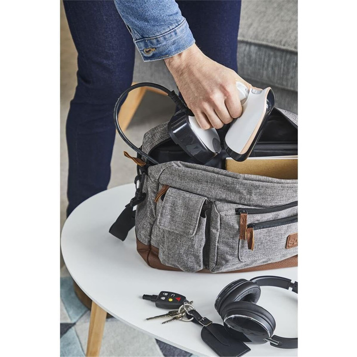 Кишенькова парова щітка Tefal Access Steam DT3030 Компактний дизайн Складна прасувальна головка Час нагріву 15 сек Легкий корпус А