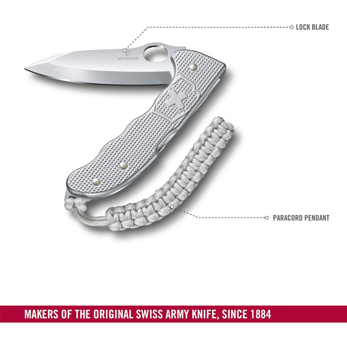 Кишеньковий ніж Victorinox Hunter Pro M Alox (4 функції, клинок з фіксацією однією рукою) Silver Single