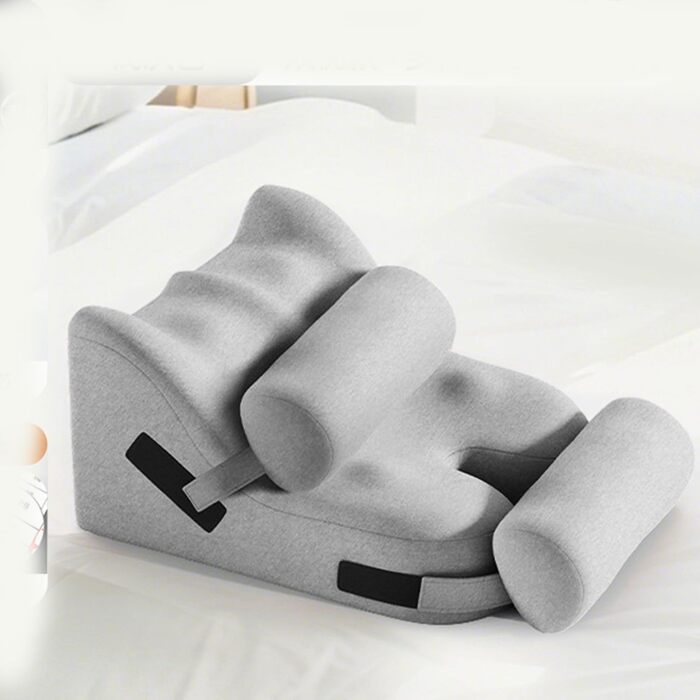 Сіра, 3, Секс-подушка для пар, Клиноподібна подушка для ліжка з функцією підтримки, Поперекова подушка для сексу, Секс-подушка для жінок, Чиста піна з ефектом пам&39яті, Підходить для пар у різних положеннях сидіння, 3 сірих