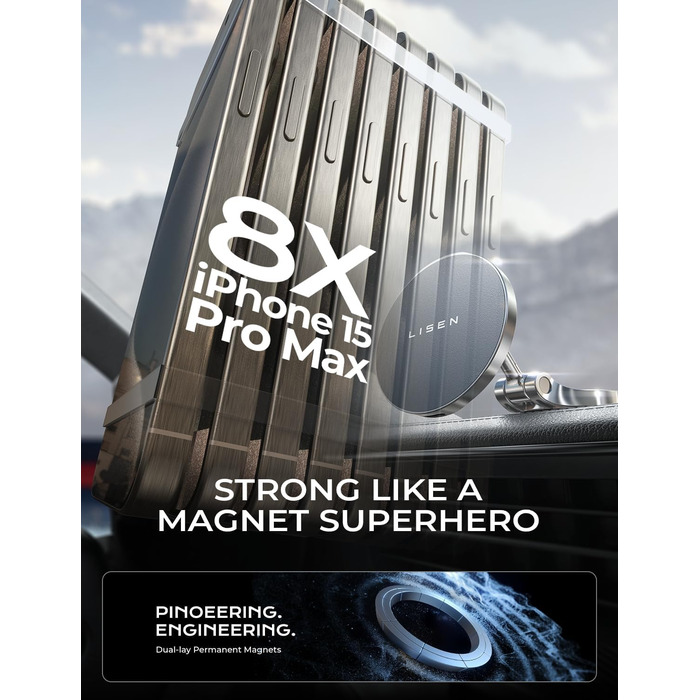 Для Magsafe Автомобільний тримач з функцією зарядки Magsafe Зарядний пристрій Автомобільний магніт для мобільних телефонів Автомоб