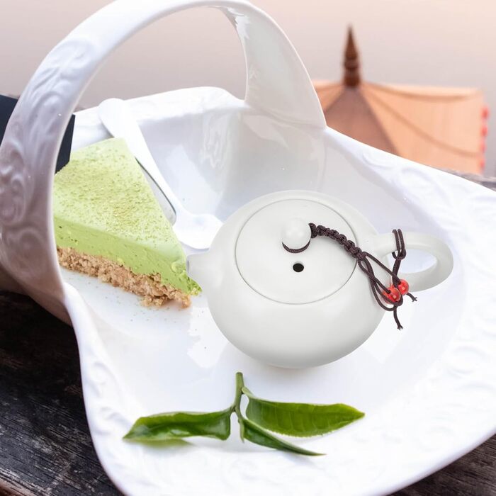 Набір для чаювання Керамічний, жаростійкий, з чайником-термосом для дому та подорожей