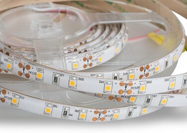 Світлодіодна стрічка Mextronic LED 3528 Холодне біле світло (6000K) 24W, 500 см, 12V, IP44