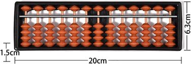 Рахівниця китайська старовинна 13-значна математична рахівниця Соробан Інструмент для дитячих математичних обчислень для дітей, як