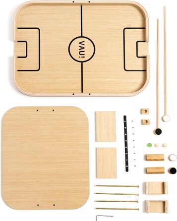 Міні-стіл для аерохокею VAU магнітний дерев&39яний настільний футбол для дітей та дорослих екологічно чисті настільні ігри без екрану ручної роботи, міцний, без пластику