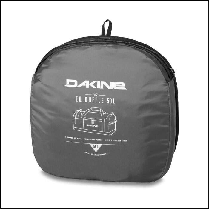 Спортивна сумка Dakine EQ Duffle, зручна для зберігання спортивна сумка з двосторонньою застібкою-блискавкою - міцна та практична спортивна сумка та сумка для аксесуарів Blackii 70L