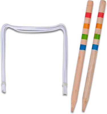 Набір для крокету Ocean 5 Гра в крокет на свіжому повітрі, дерев&39яна гра на спритність, для дітей та дорослих, для 2-4 гравців, Крокет XXL