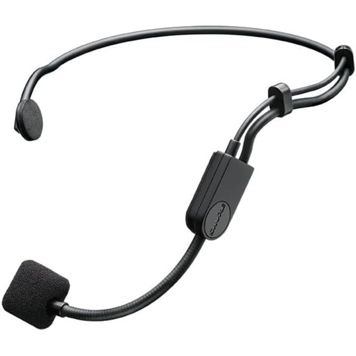 Гарнітура Shure PGA31 конденсаторний мікрофон з кардіоїдною діаграмою, гнучким штативом, вітрозахисним екраном та роз'ємом TA4F (TQG) для бездротових систем Shure (PGA31-TQG)